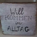 Willkommensschild